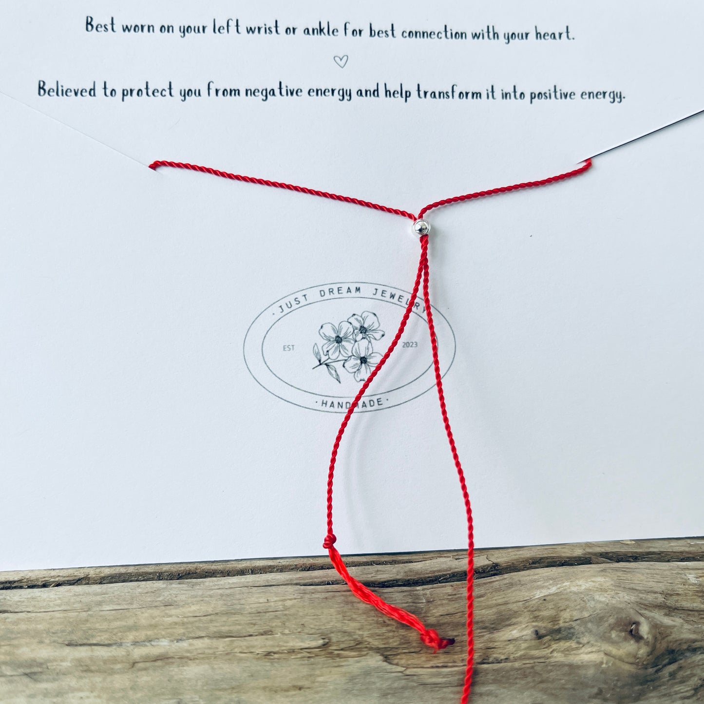 Red Thread protection Bracelet rear